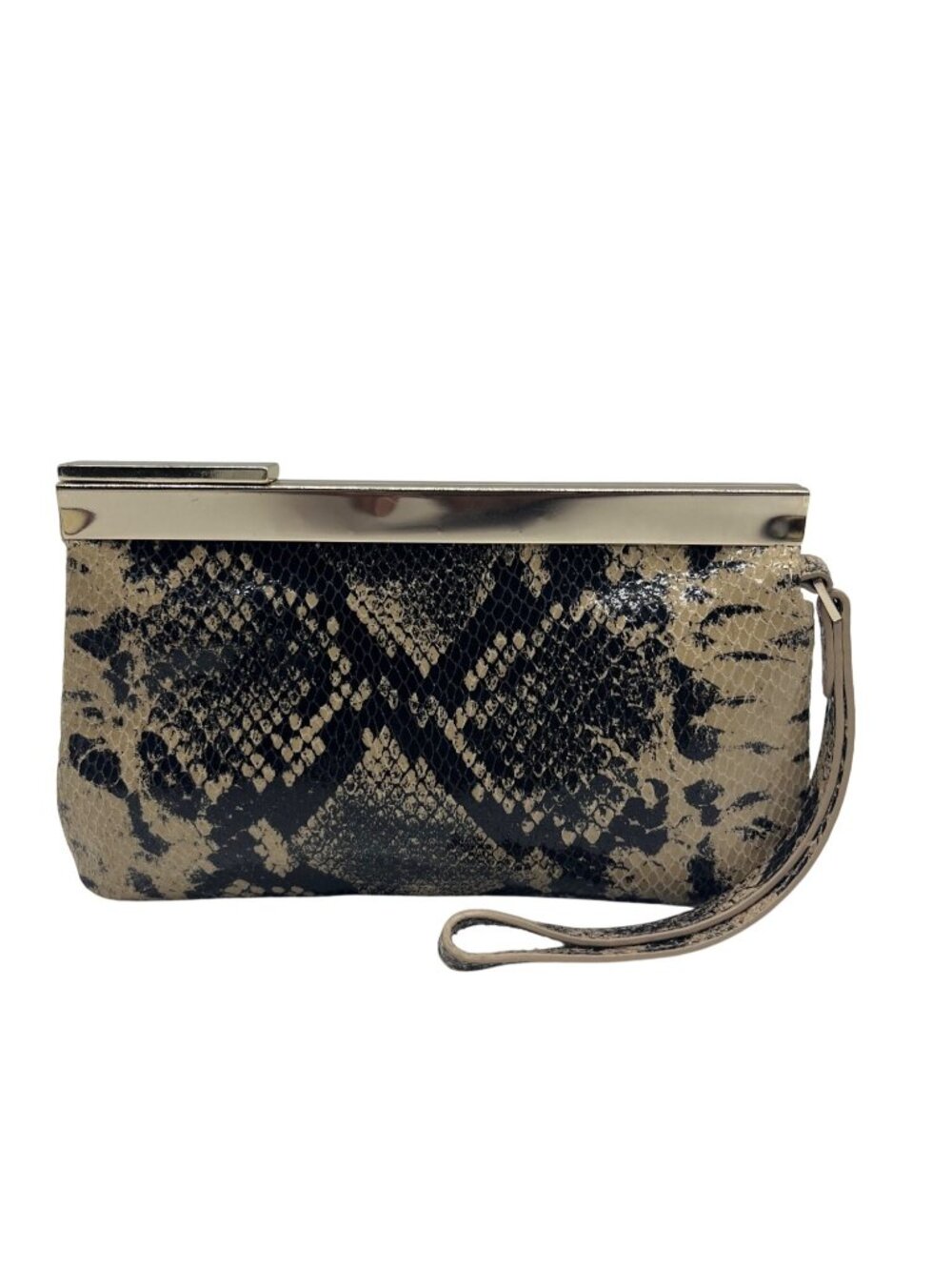 Calvin Klein Snakeskin Pattern Wristlet